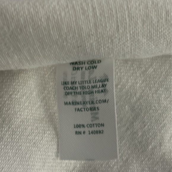 Marine Layer White A Line Button Mini Skirt - Picture 5 of 6